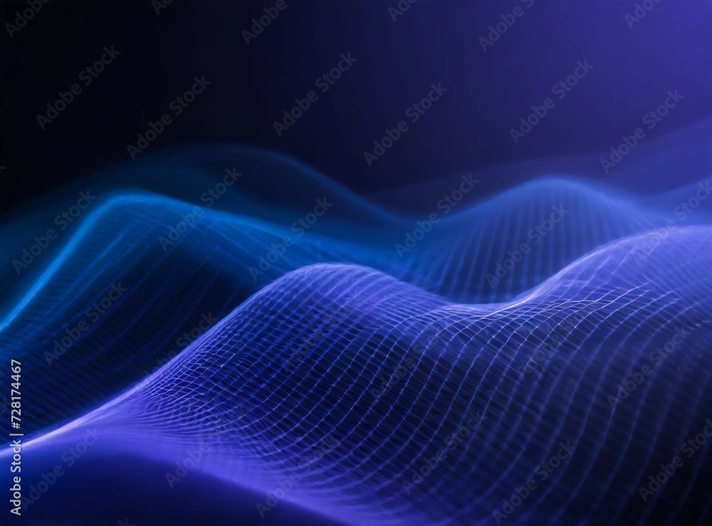 Naklejka premium Virtual blue background