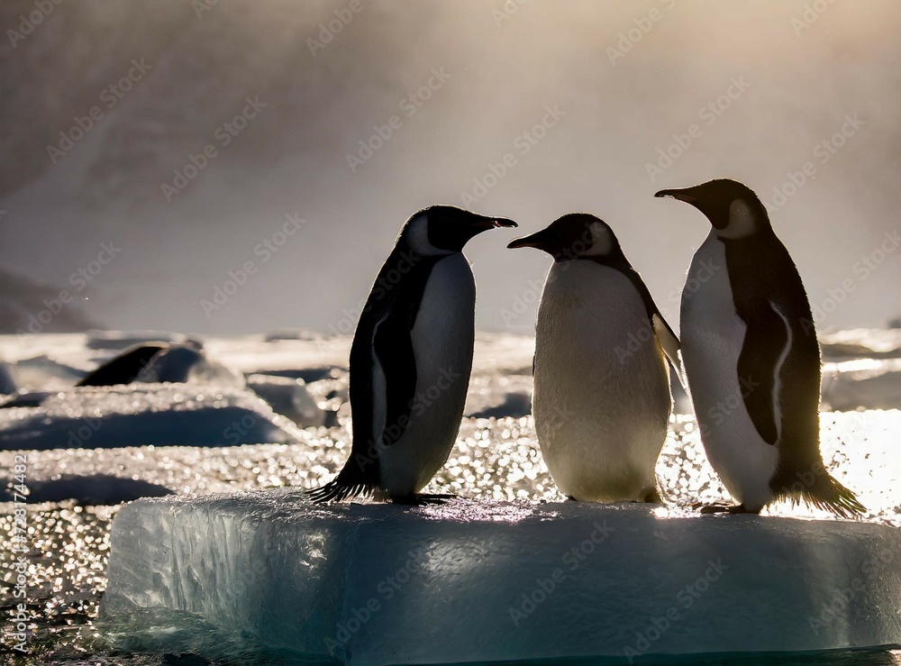 Antarctic wildlife: Penguins