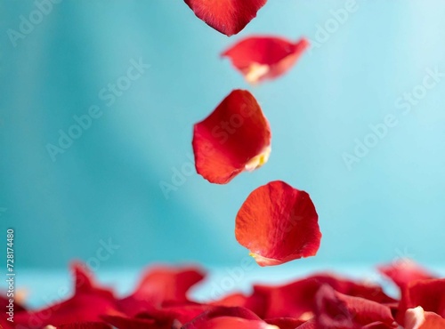 Red rose petals wallpaper