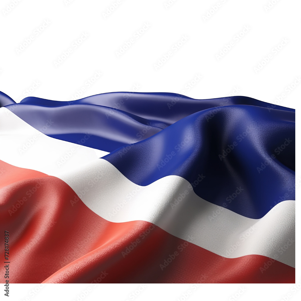 Fototapeta premium Iceland Flag PNG Cutout, Generative AI