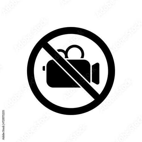 prohibition on taking photos and videos using smartphones and cameras