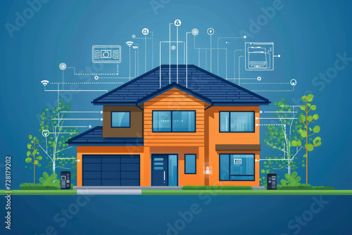 Smart Home Technology: Home Automation: Smart devices and systems enhance home security