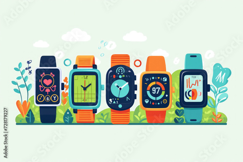Wearable Devices: Devices like fitness trackers and smartwatches provide health monitoring photo