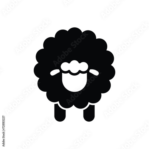 Sheep icon design template isolated illustration