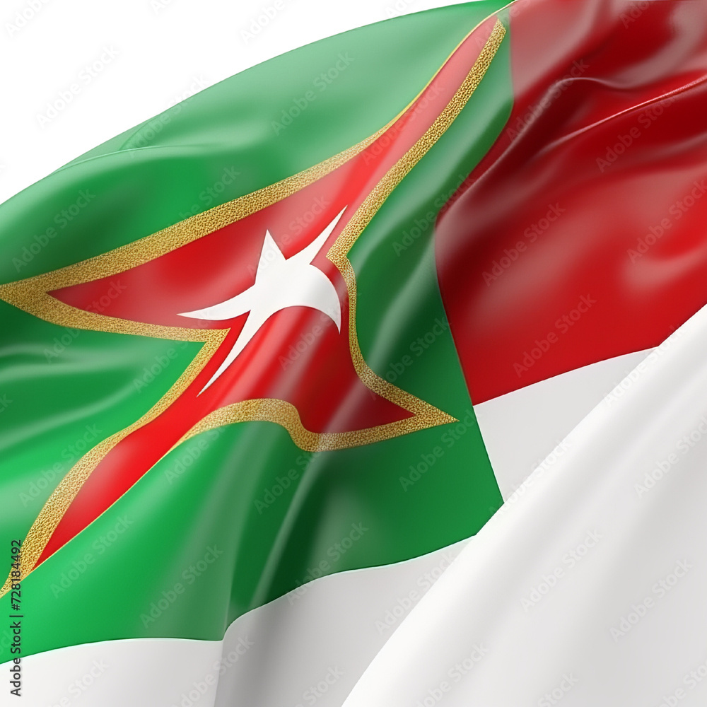 Obraz premium Suriname Flag PNG Cutout, Generative AI