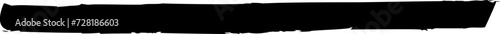 wavy horizontal lines. grunge brushes. scribble design elements. UnderLines hand drawn paint brush stroke. Vector set isolated on white.Black ink