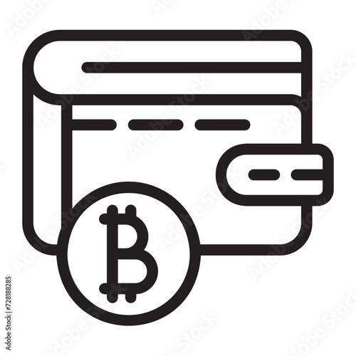 wallet line icon