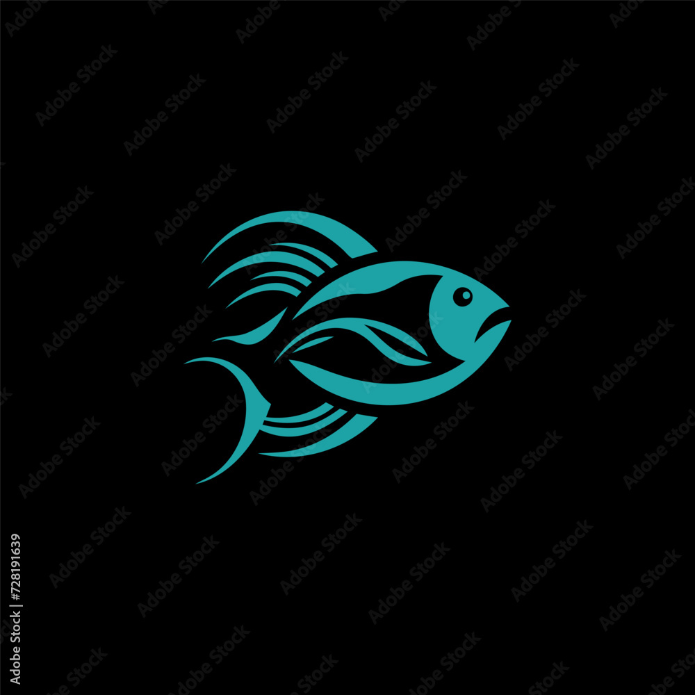 Fish logo design vector template Fish logo design vector template