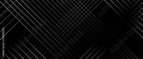 Vector black abstract background lines tech geometric modern dynamic shape, futuristic light gray line corner concept abstract on black background.