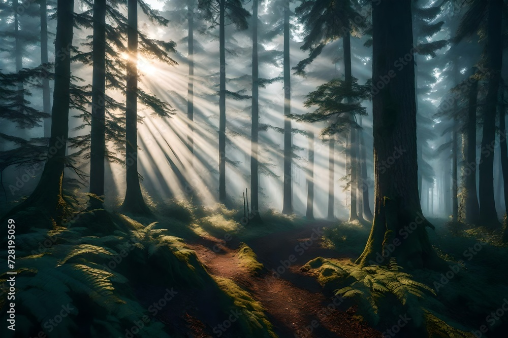 Immerse Your Design in Nature's Embrace: Enchanting and Lush Forest Backgrounds for Captivating Visuals – Explore the Beauty of Tranquil Woodlands for Your Creative Endeavors