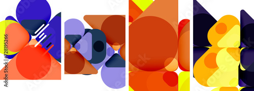 Geometric elements abstract backgrounds for wallpaper, business card, cover, poster, banner, brochure, header, website