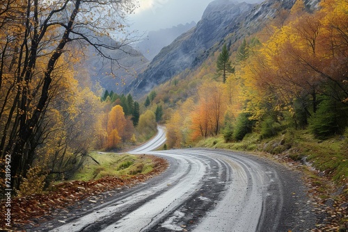 _road in the mountains