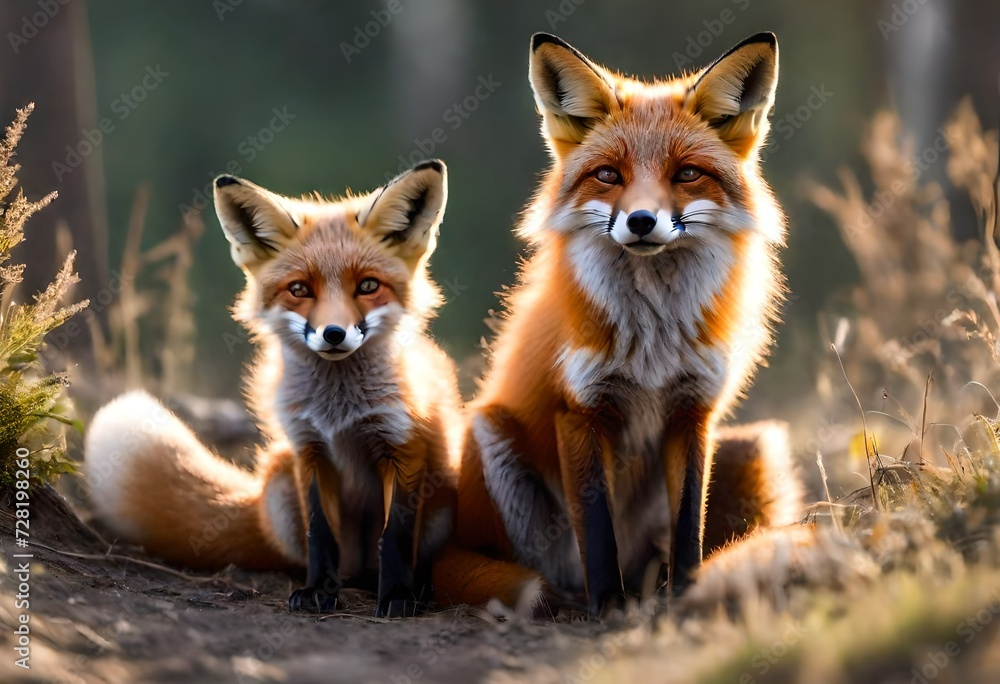 red fox vulpes red fox vulpes