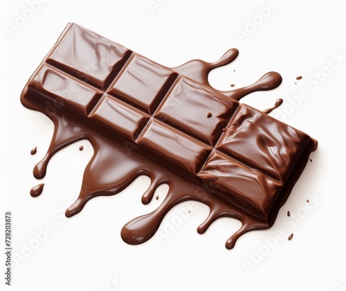 chocolate bar with dripping