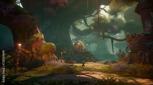 fantasy world filled with magic and wonder