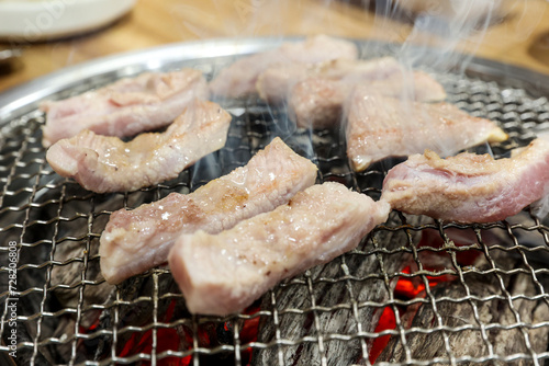 Canvas Print South Korean bbq. pork shoulder butt