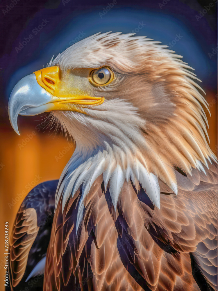 Fototapeta premium portrait of a bald eagle