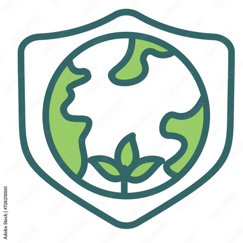 Obraz premium Environmental Protection Icon