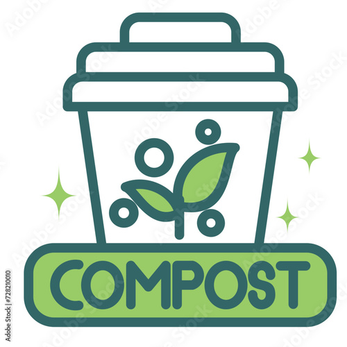 Compost Bin Icon