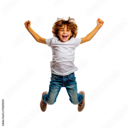 child jumping photo