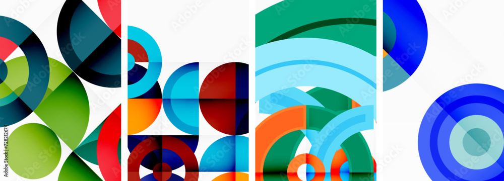 Round geometric elements and circles in background design for wallpaper, business card, cover, poster, banner, brochure, header, website Round geometric elements and circles in background design for wallpaper, business card, cover, poster, banner, brochure, header, website