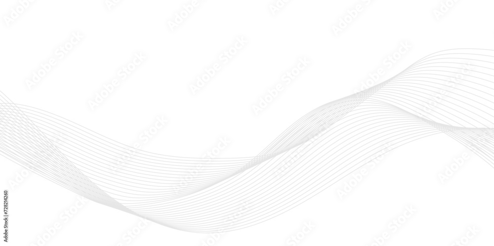 Vector curve wave line seamless pattern. Abstract gray curved line for banner design and frequency sound wave line. Technology and business wave lines on transparent background. Vector curve wave line seamless pattern. Abstract gray curved line for banner design and frequency sound wave line. Technology and business wave lines on transparent background.