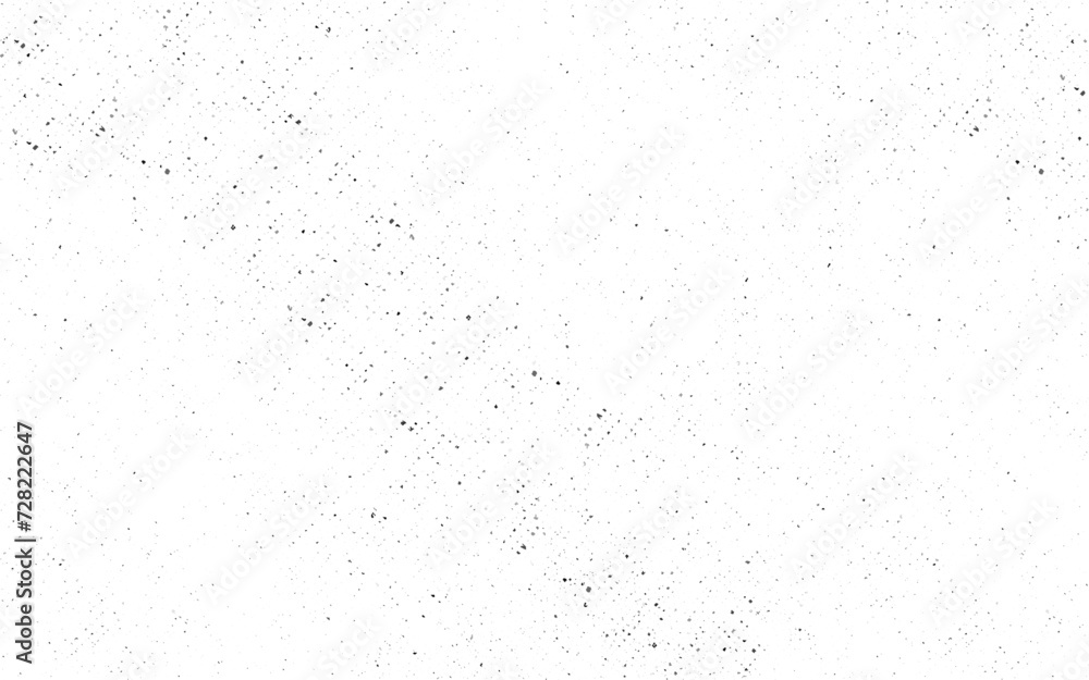 Distressed uneven background. Grunge texture overlay with rough and fine grains isolated on white background. Vector illustration.