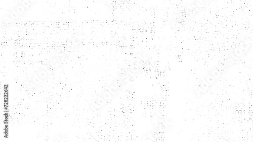 Abstract vector noise. Small particles of debris and dust. Distressed uneven background. Grunge texture overlay with rough and fine grains isolated on white background. Vector illustration.
