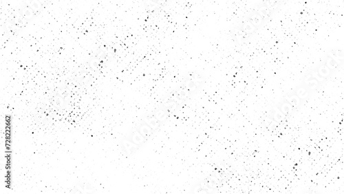 Black and White Grunge Texture with Dust and Grain Noise Particles - Vector Illustration