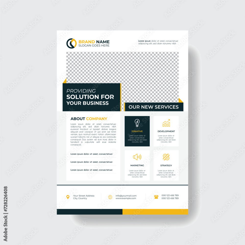 Professional Corporate Business Flyer Template, Professional Corporate Business Flyer Template,