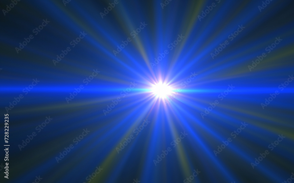Fototapeta premium Optical Flares for Video Effect, abstract light background effect 