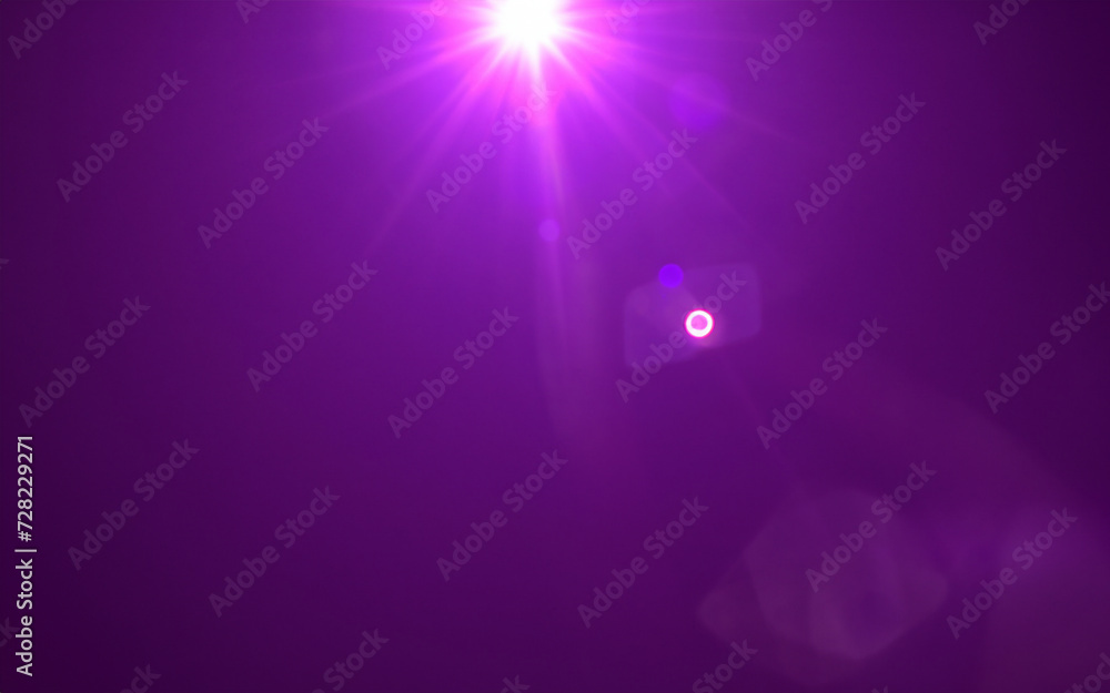 Fototapeta premium Optical Flares for Video Effect, abstract light background effect 