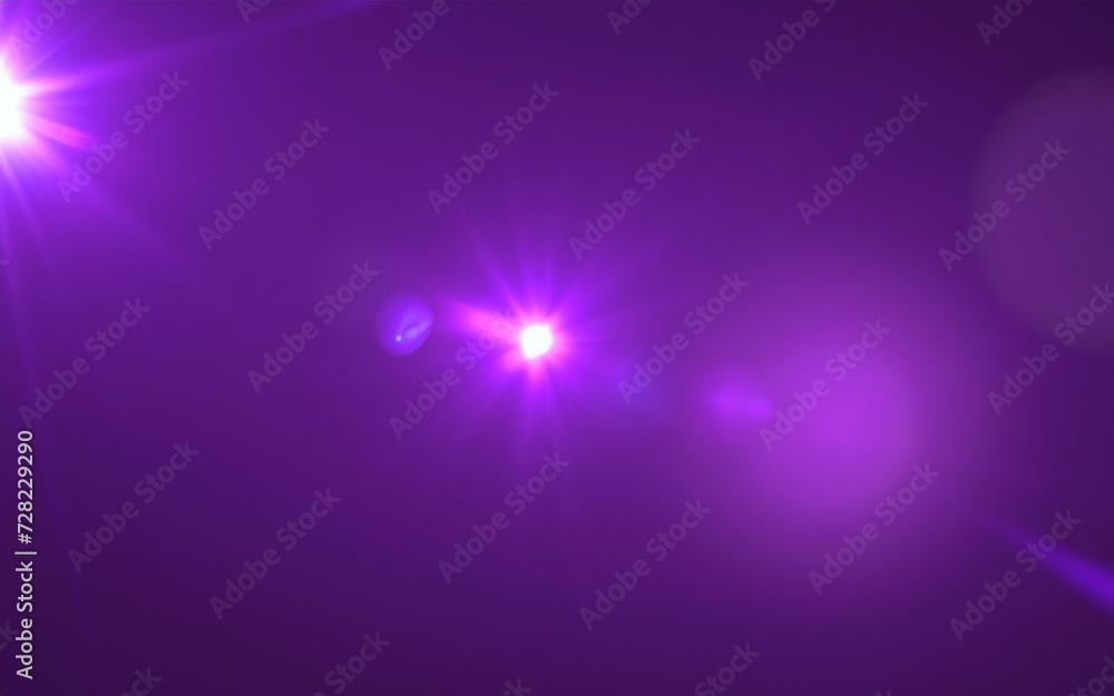 Obraz premium Optical Flares for Video Effect, abstract light background effect