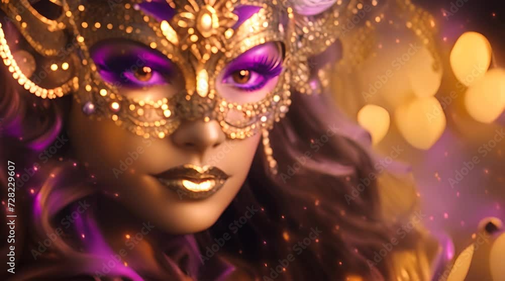 a close up of a woman wearing a mask a close up of a woman wearing a mask