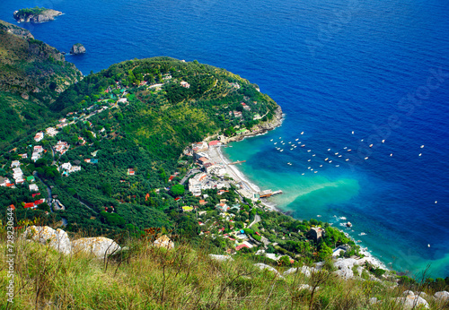 Marina del Cantone, Peninsula of Sorrento, Campania, Italy, Europe.