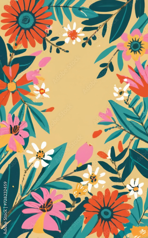 Fototapeta premium floral pattern