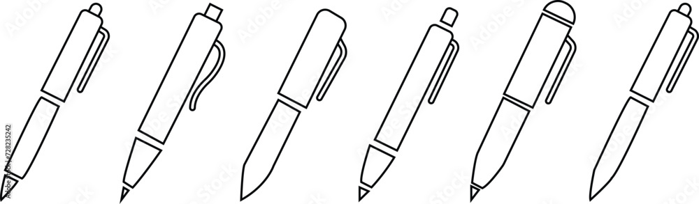Edit pen Icon set. Design with Editable Stroke. Copywriting Related Vector, pen logo silhouette vector design template premium, sign up icon. Business concept note edit pictogram. Ball pen glyph icon. Edit pen Icon set. Design with Editable Stroke. Copywriting Related Vector, pen logo silhouette vector design template premium, sign up icon. Business concept note edit pictogram. Ball pen glyph icon.