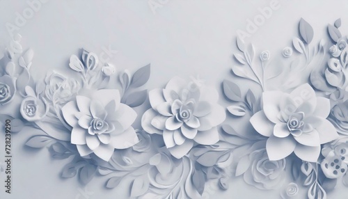 Embossed floral texture