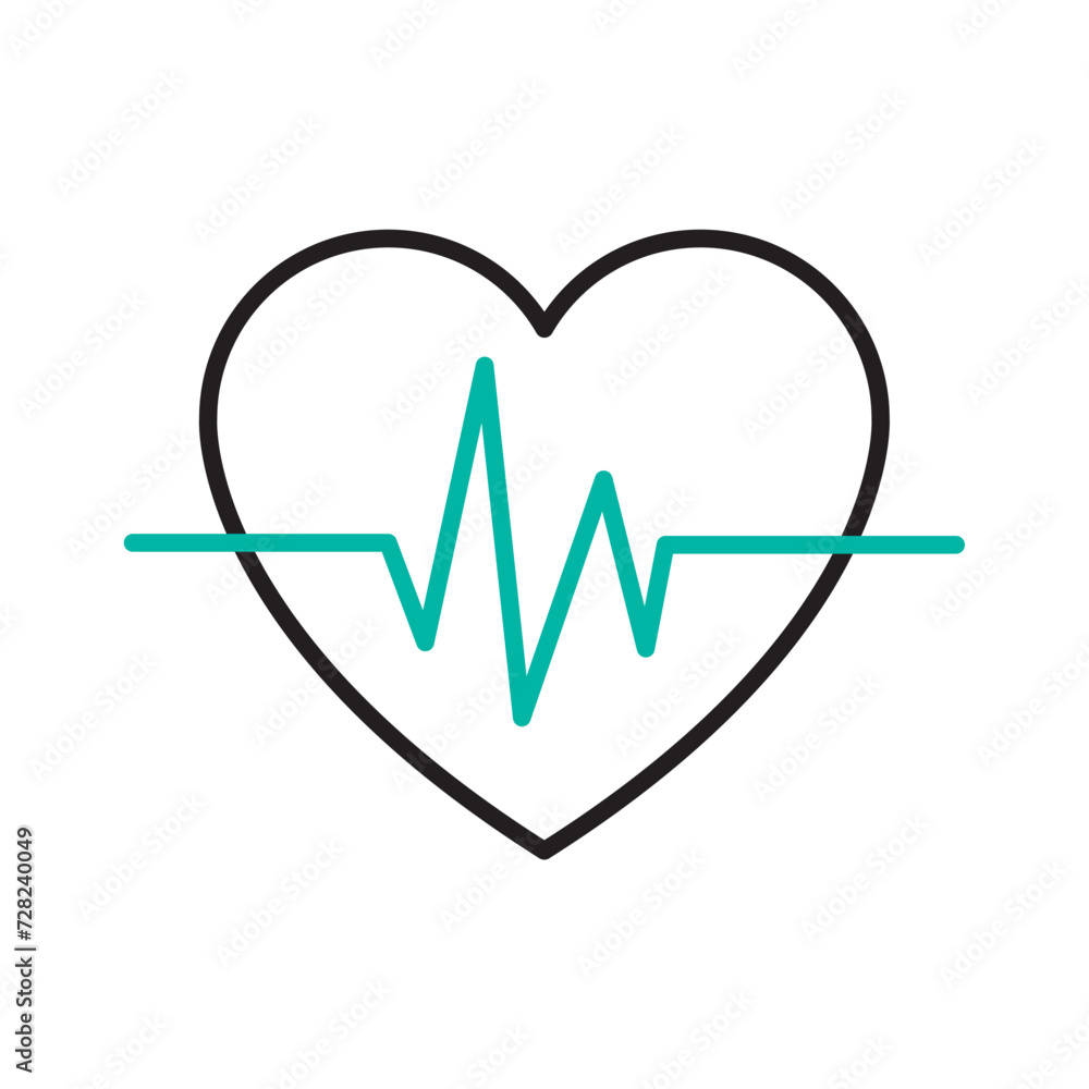 cardiology icon. High quality design element. Editable linear style stroke. Vector icon cardiology icon. High quality design element. Editable linear style stroke. Vector icon