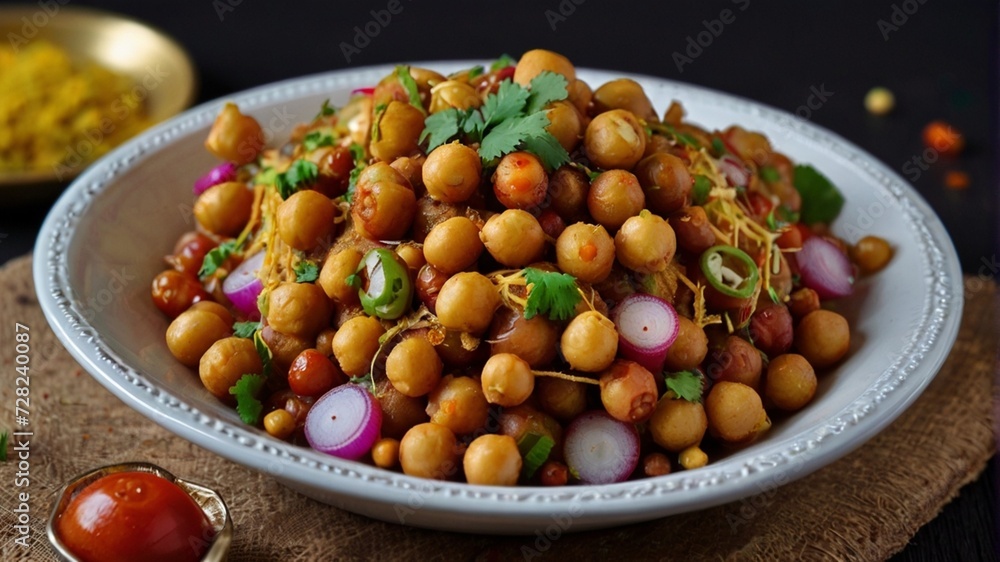 Chole or Chana Masala or Spicy Chickpeas is traditional North Indian main course recipe Chole or Chana Masala or Spicy Chickpeas is traditional North Indian main course recipe