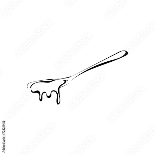 Löffel mit Suppe 