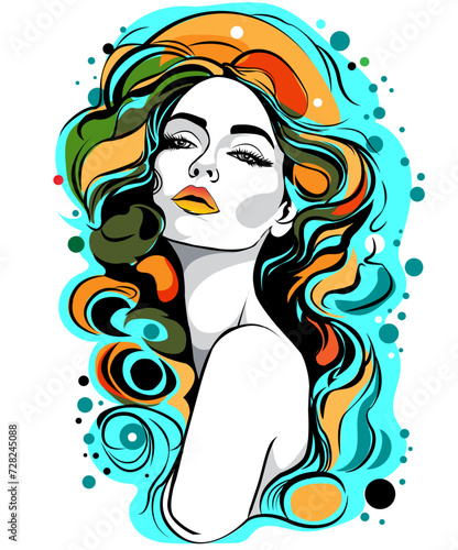 art picture of woman