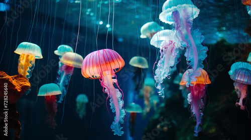 jellyfish in sea