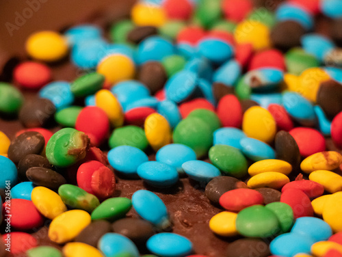 Bunch of Button Shaped Candies