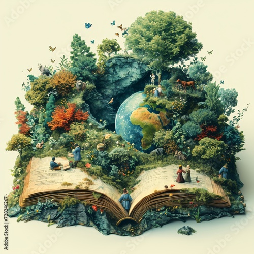 A Whimsical World of Reading and Nature A Monthly Celebration of Literature and Eco-Friendly Living Generative AI