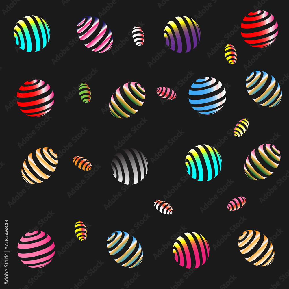 abstract background with spheres abstract background with spheres