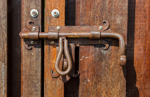 External rustic door gate