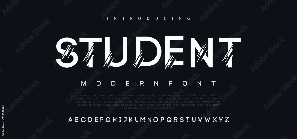 Abstract sport modern alphabet fonts. Typography technology electronic sport digital game music future creative font. vector illustration Abstract sport modern alphabet fonts. Typography technology electronic sport digital game music future creative font. vector illustration