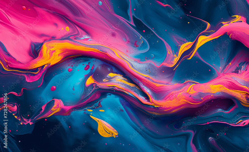 Contemporary Fusion: Vibrant Geometric Abstract Composition Contemporary Fusion: Vibrant Geometric Abstract Composition