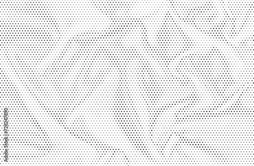 Halftone vector background. Monochrome halftone pattern. Abstract geometric dots background. Pop Art comic gradient black white texture. Design for presentation banner  poster  flyer  business card. 